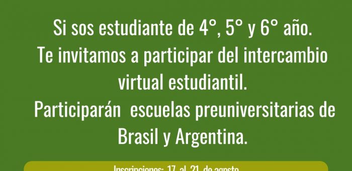 INTERCÂMBIO VIRTUAL