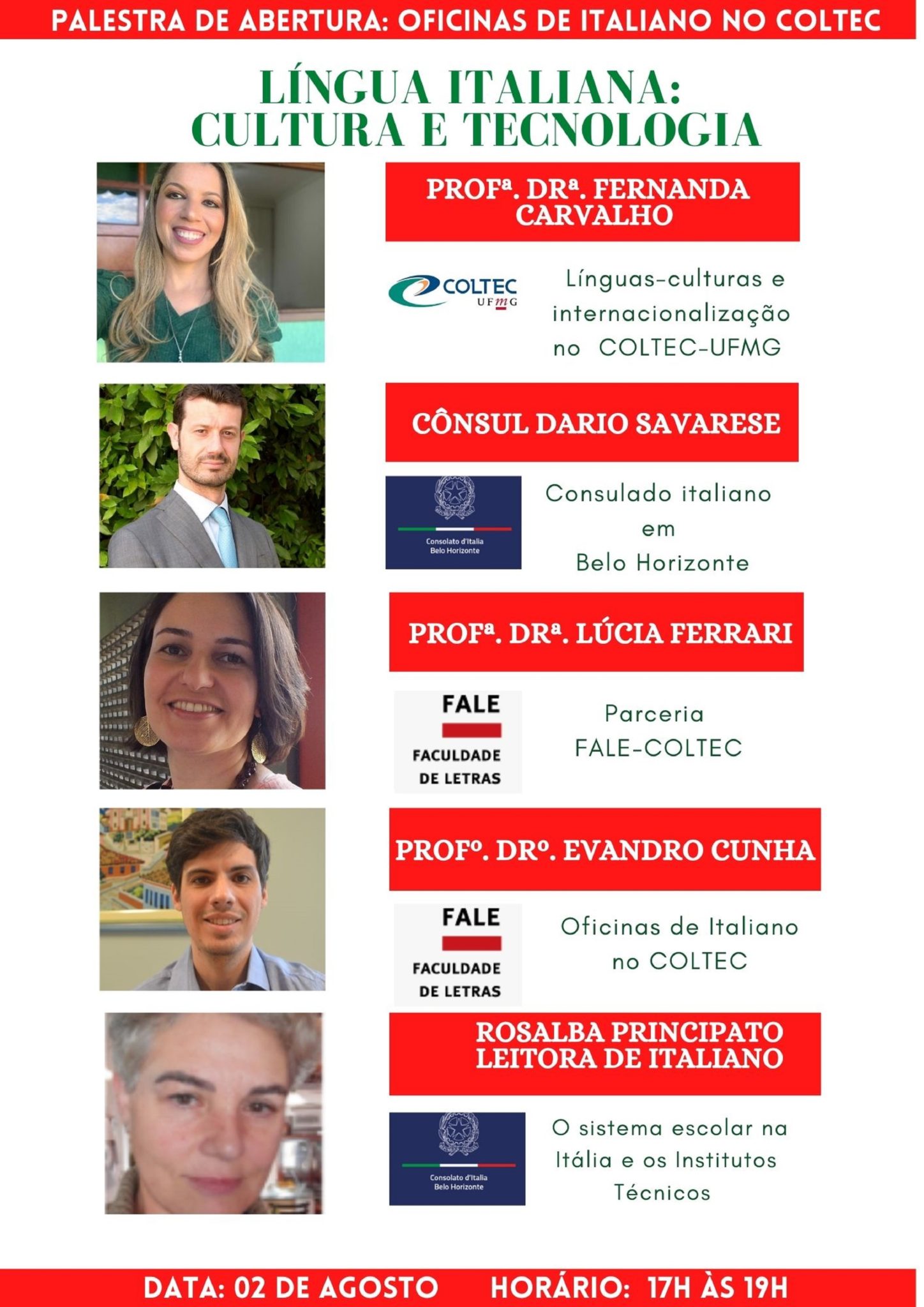 Curso de Italiano Gratuito no COLTEC – COLTEC