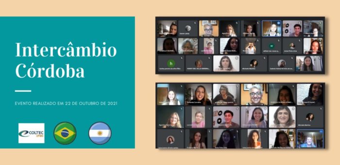 CHARLA COLTEC (UFMG) e ESCMB (CÓRDOBA)
